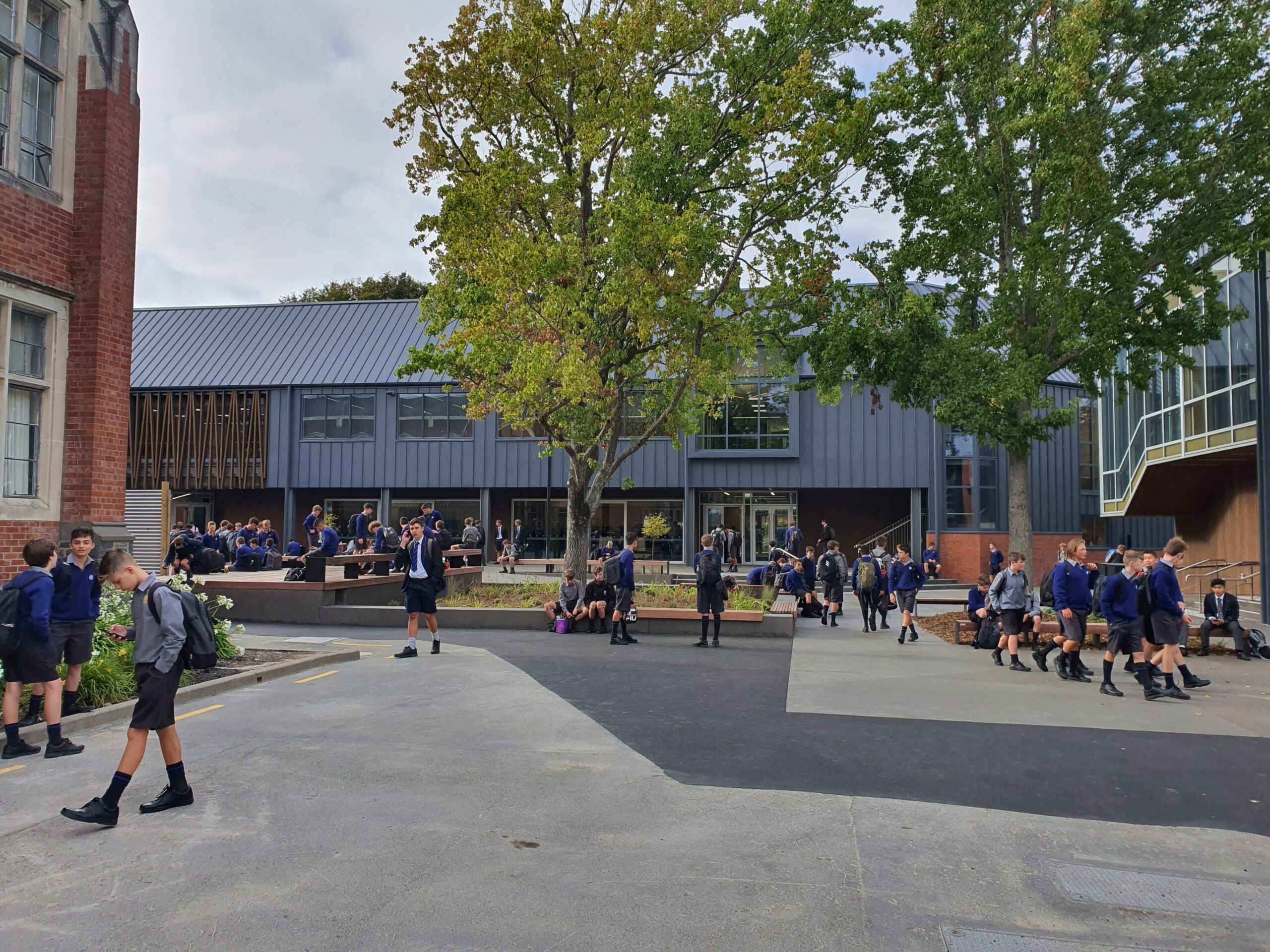 Christchurch Boys' High School (クライストチャーチボーイズハイスクール) の校舎