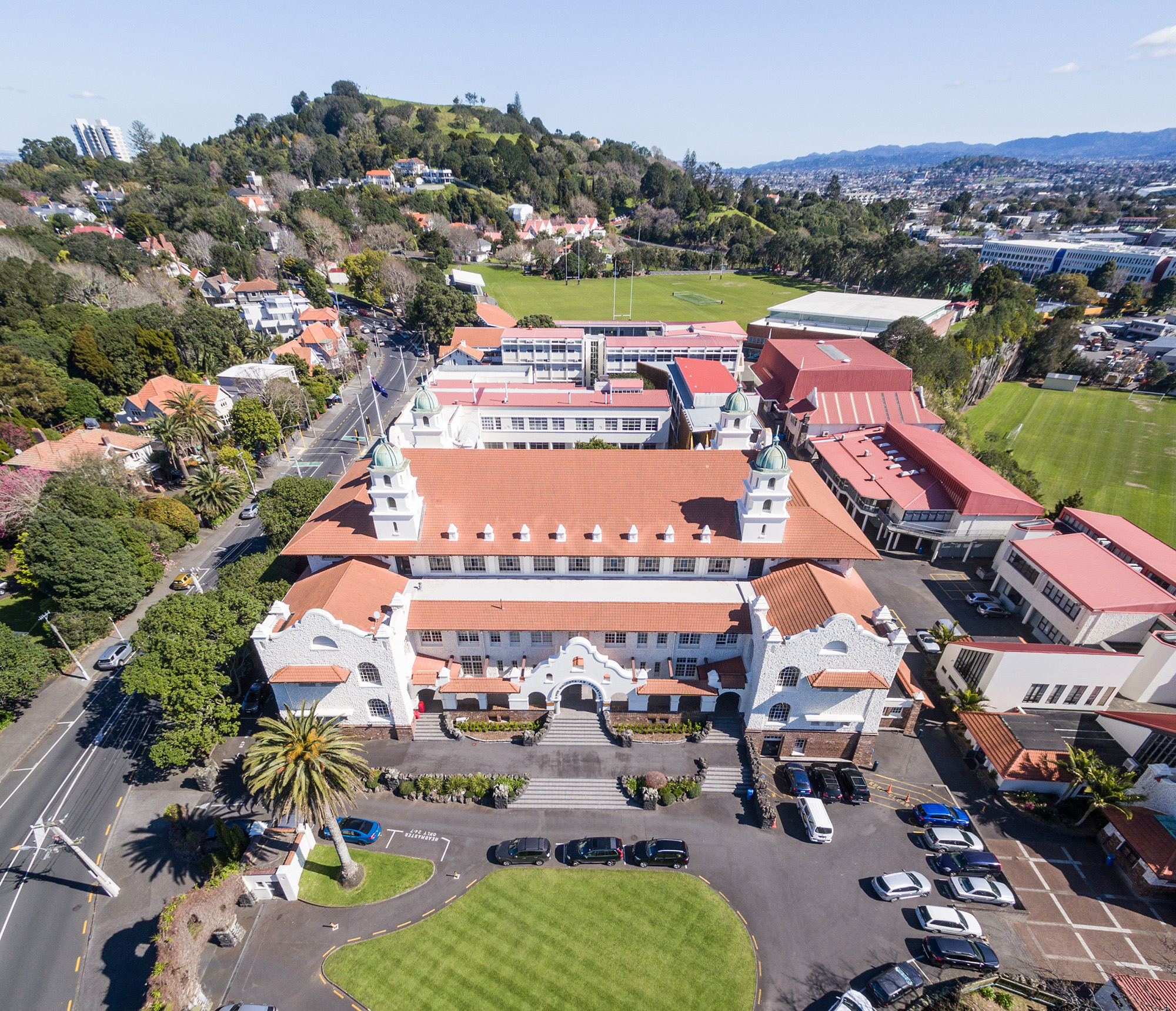 Auckland Grammar School (オークランドグラマースクール) の外観