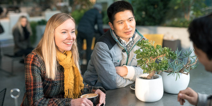 Otago Polytechnic (オタゴポリテクニック) の学生2名