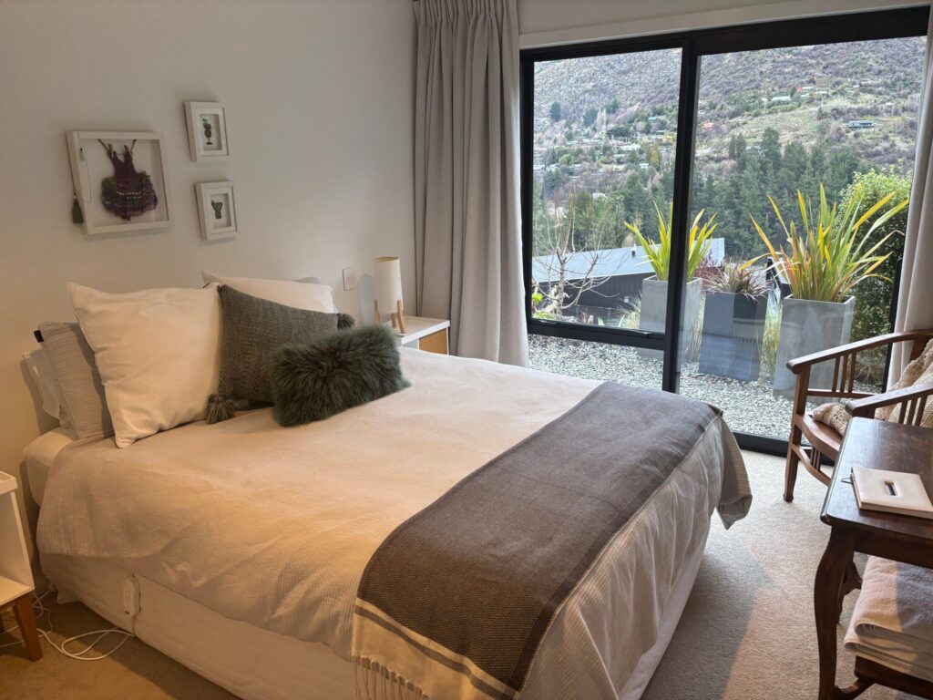 クイーンズタウンのホームステイ先の部屋