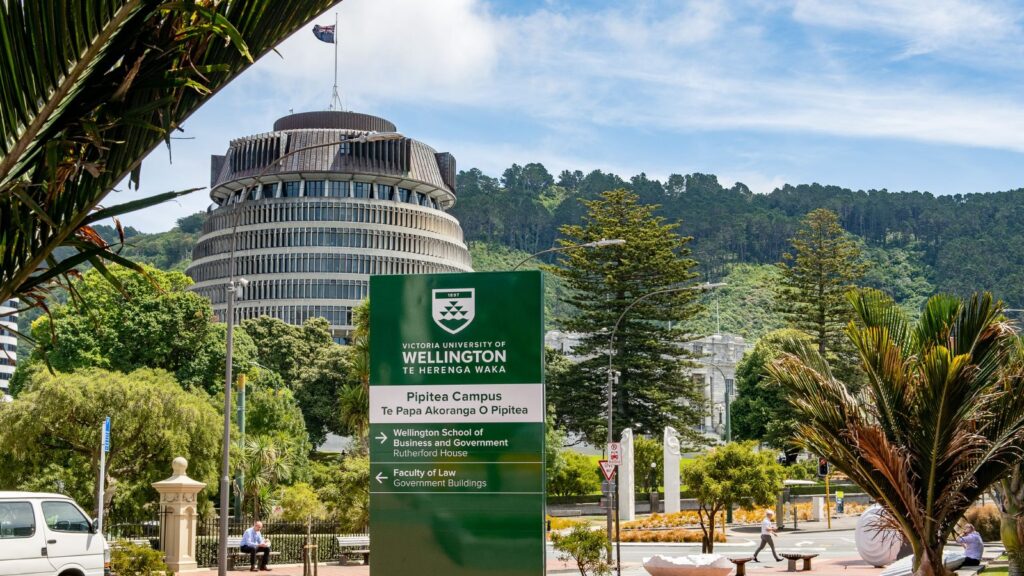 Victoria University of Wellington (ヴィクトリア大学ウェリントン) の外観