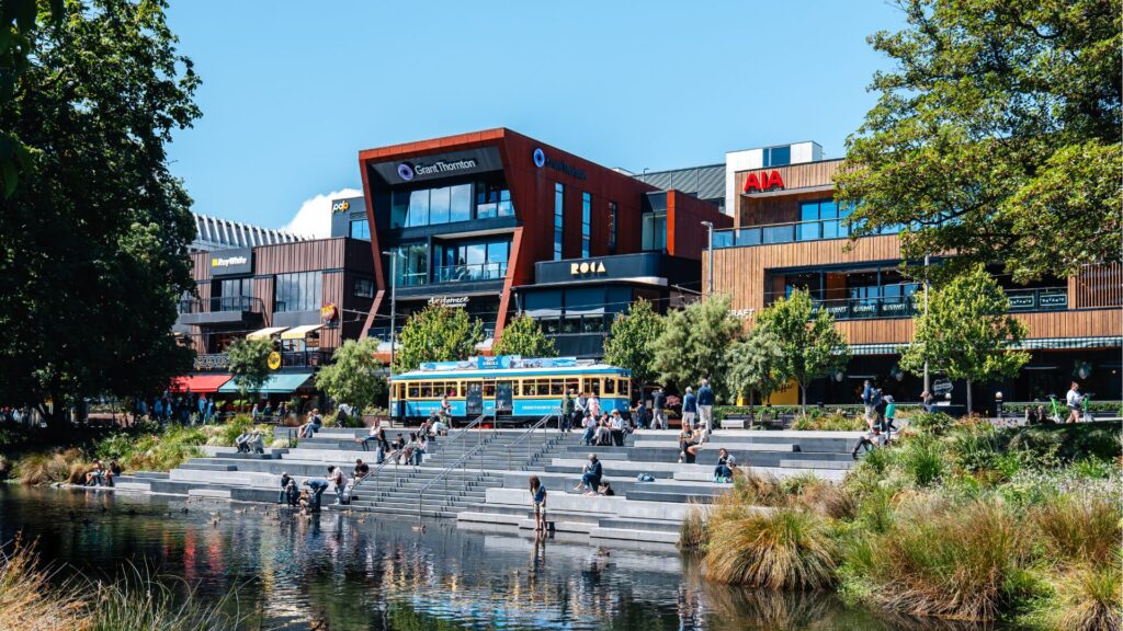 ニュージーランドの街の様子