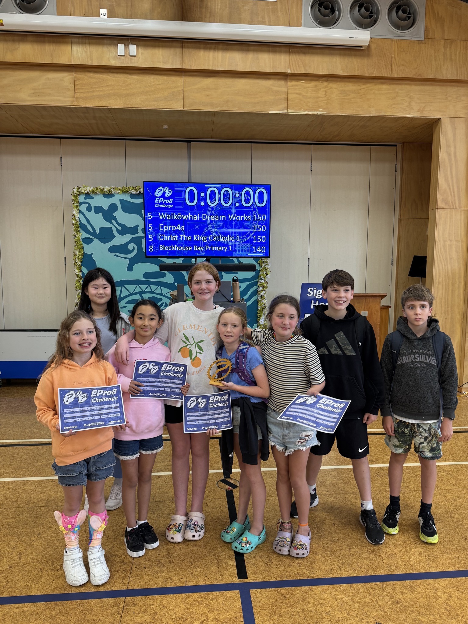 Edendale Primary Schoolのイベント時の生徒