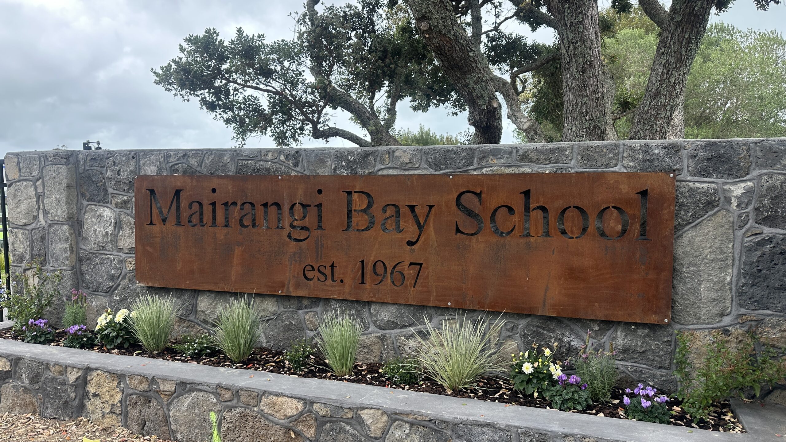 Mairangi Bay School (マイランギベイ・スクール)の入り口