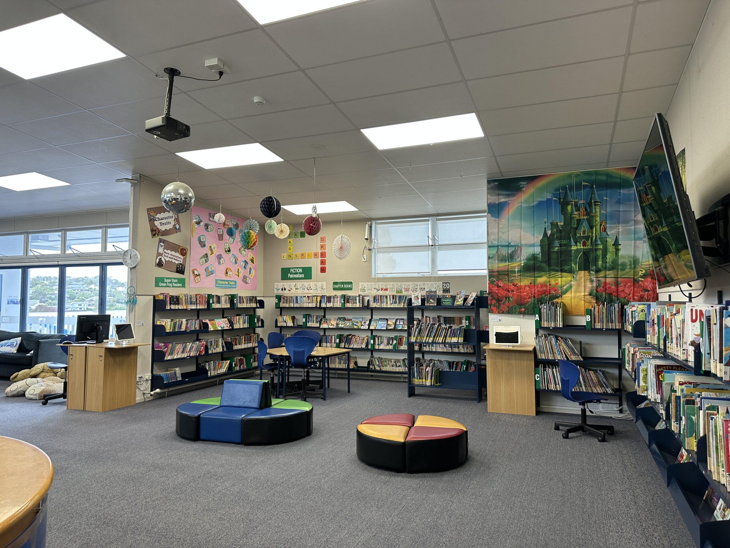 Mairangi Bay School (マイランギベイ・スクール)の図書館
