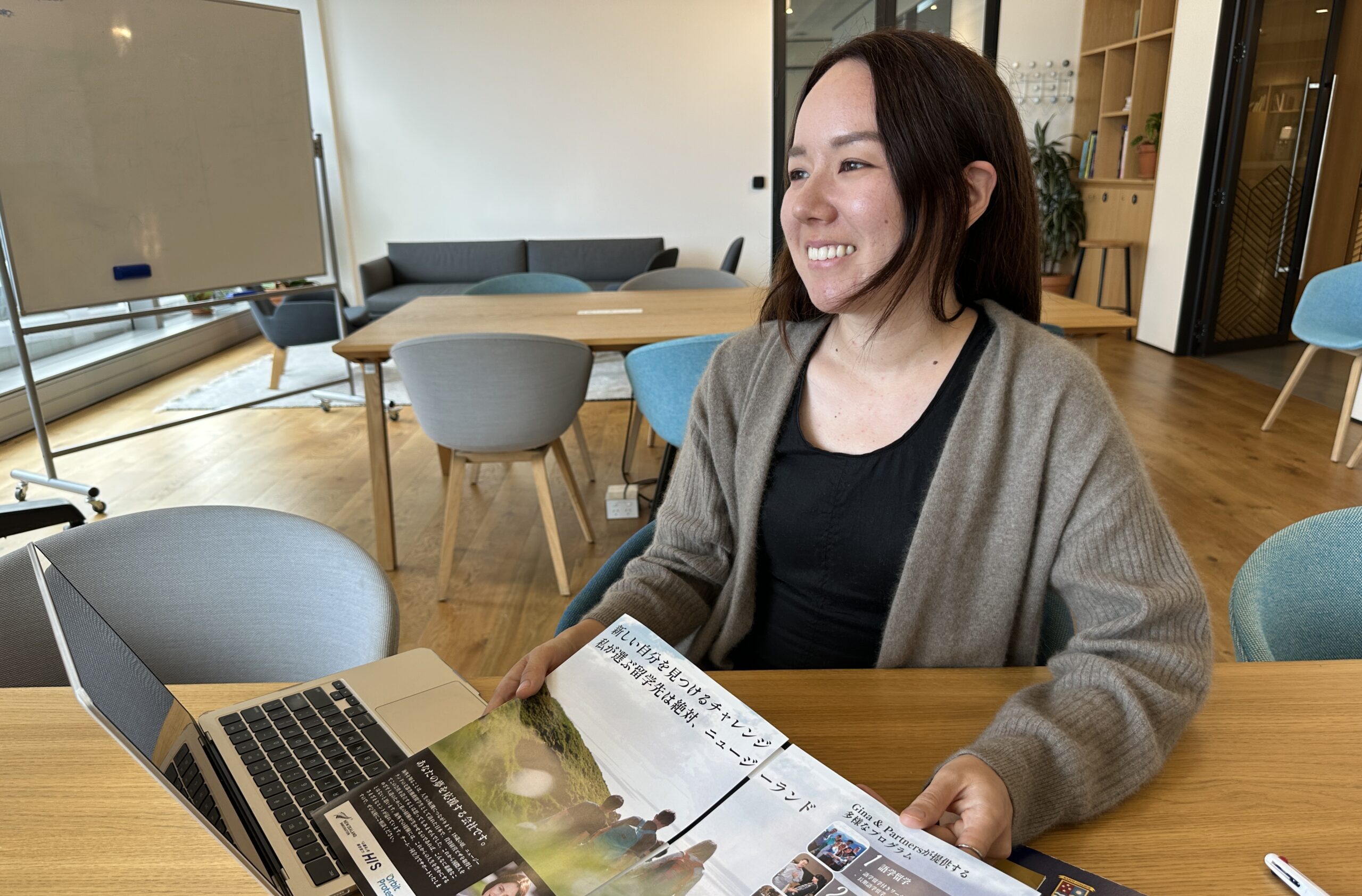 留学カウンセリングの様子