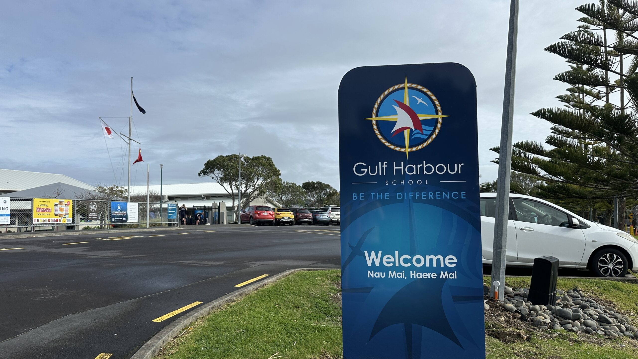 Gulf Harbour School (ガルフハーバー・スクール)の入り口