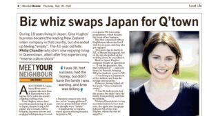【メディア掲載】Biz whiz swaps Japan for Q’town (Mountain Scene) ｜Mountain Scene様