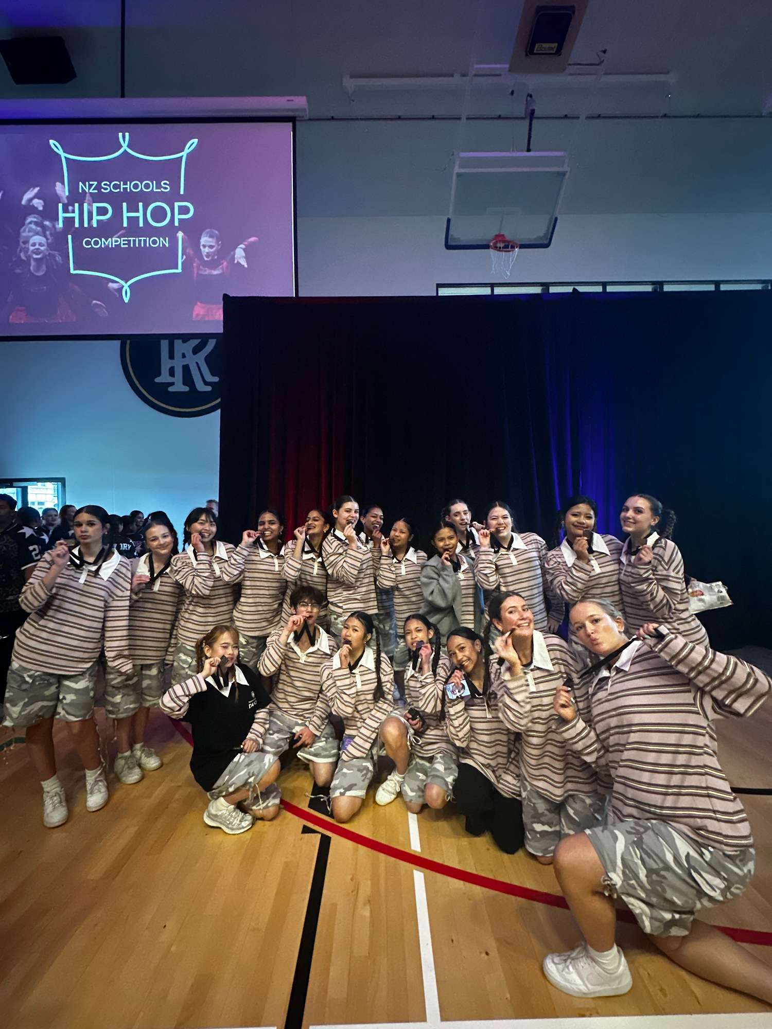 Papanui High School（パパヌイ ハイスクール）の生徒の集合写真