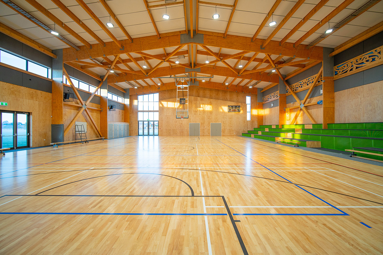 Kaiapoi High School（カイアポイ ハイスクール）のジム