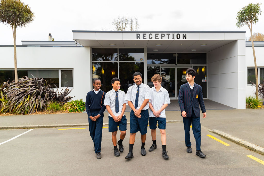 Riccarton High Schoolの男子生徒