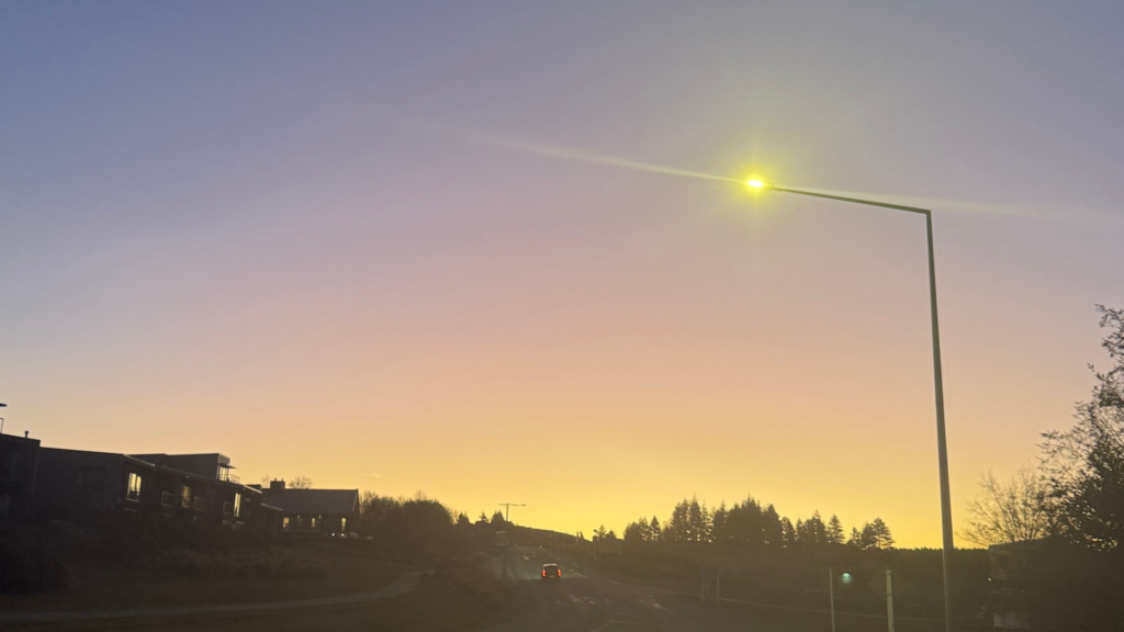 Tekapoの景色夕方