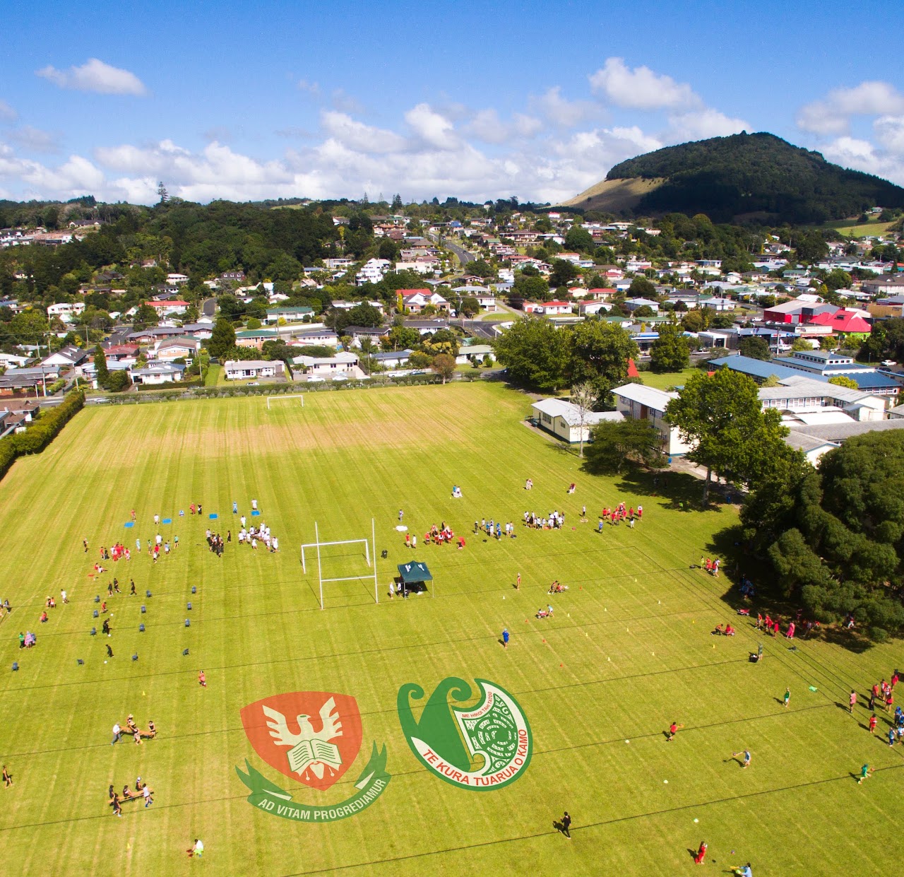 Te Kamo High School（テ カモ ハイスクール）のラグビー場